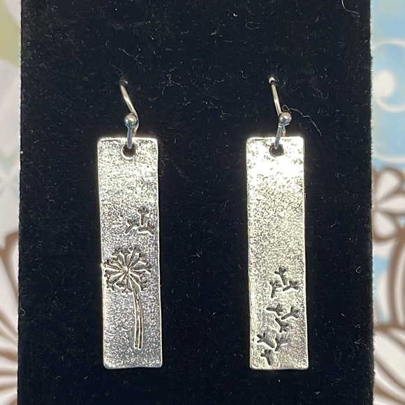 🆕 Bohemian Dandelion hook Drop Dangle Earrings - Picture 2 of 4
